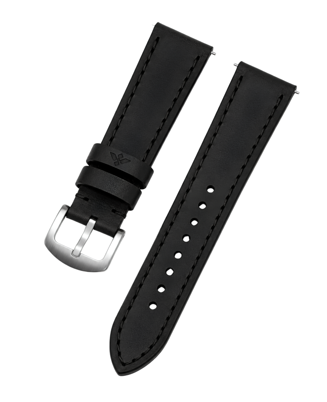 Black leather strap