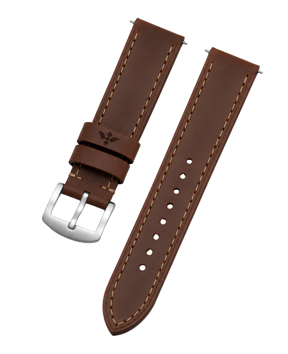 Brown leather strap